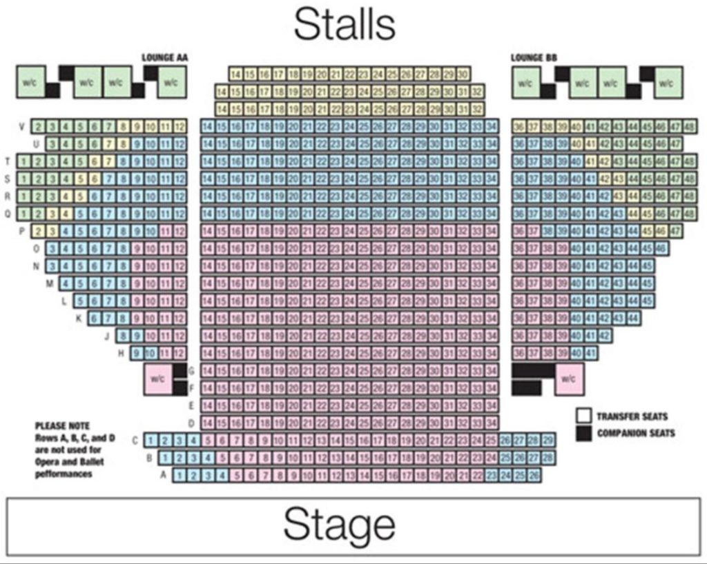 Les Mis Seating Chart